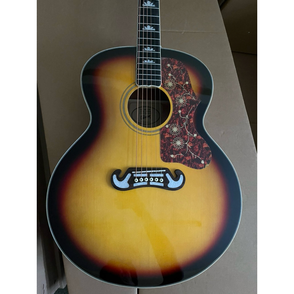 กีต้าร์โปร่ง Gibson J200 Jumbo 42นิ้ว Acoustic Guitar Gibson J200 42 inch ( พร้อมส่งในไทย )