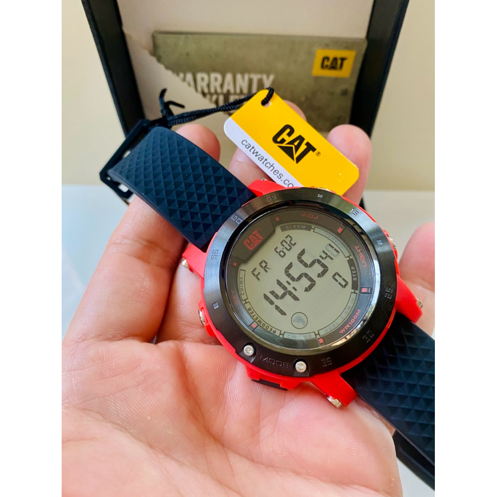 นาฬิกาข้อมือCATดิจิตอล รุ่นนี้สามารถนับก้าวเดิน