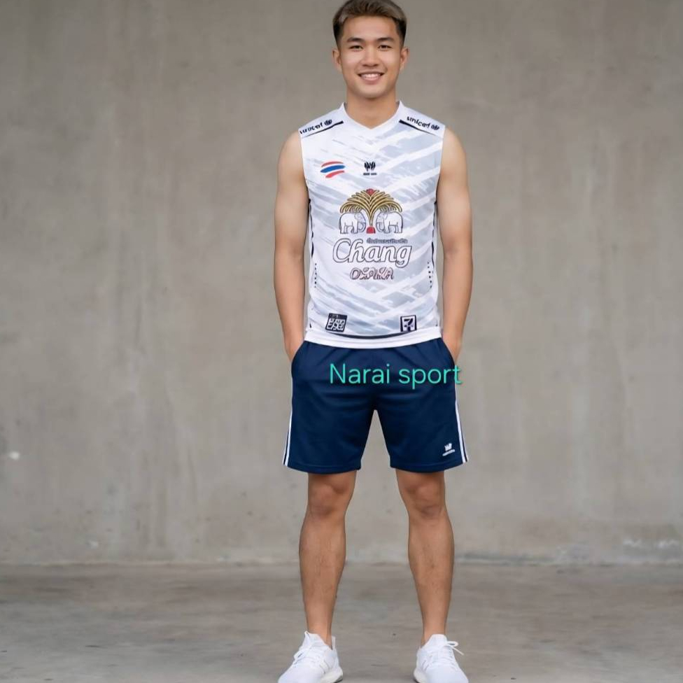 ***ของแท้ส่งไว*** MOON DOGE เสื้อกีฬาแขนกุด  เสื้อฟุตบอล EX2 ผ้าไมโครพิมพ์ลาย ใส่สบาย ไม่ร้อน รูปที่ 5