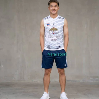 ***ของแท้ส่งไว*** MOON DOGE เสื้อกีฬาแขนกุด เสื้อฟุตบอล EX2 ผ้าไมโครพิมพ์ลาย ใส่สบาย ไม่ร้อน