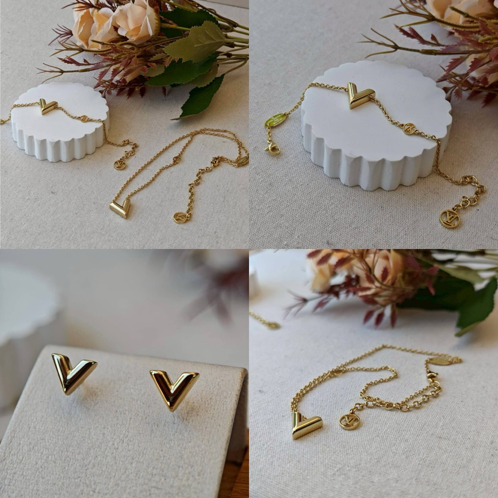 ✨𝒩𝑒𝓌✨ต่างหู สร้อยคอ สร้อยข้อมือ ℒ𝓋 ไฮเอน 𝑶𝒓𝒊_𝑽𝒊𝒑 อะไหล่ทอง🌟สวยจึ้ง แมททุกลุค📍ᴏɴ ʙᴏx