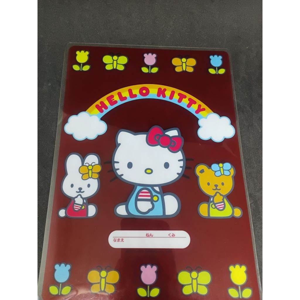 Hello kitty writing pad แผ่นรองเขียนพลาสติกคิตตี้