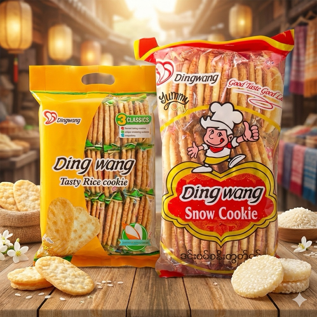 คุกกี้หิมะ โดโซะพม่า โดโซะรสหวาน โดโซะรสเค็ม 200 กรัม