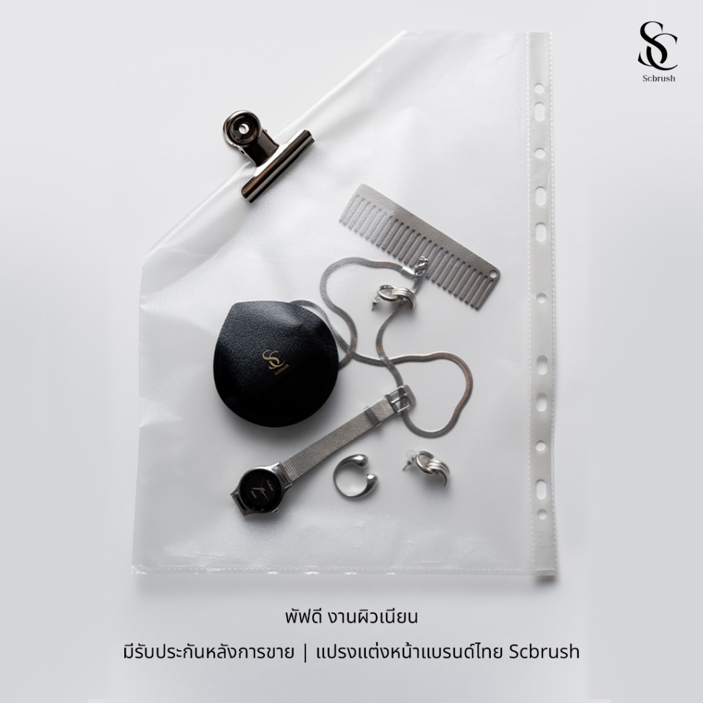 Scbrush Marshmallow Foundation Puff | พัฟฟองน้ำมาชเมลโล่ พัพลงรองพื้น พัฟแต่งหน้า รูปที่ 3