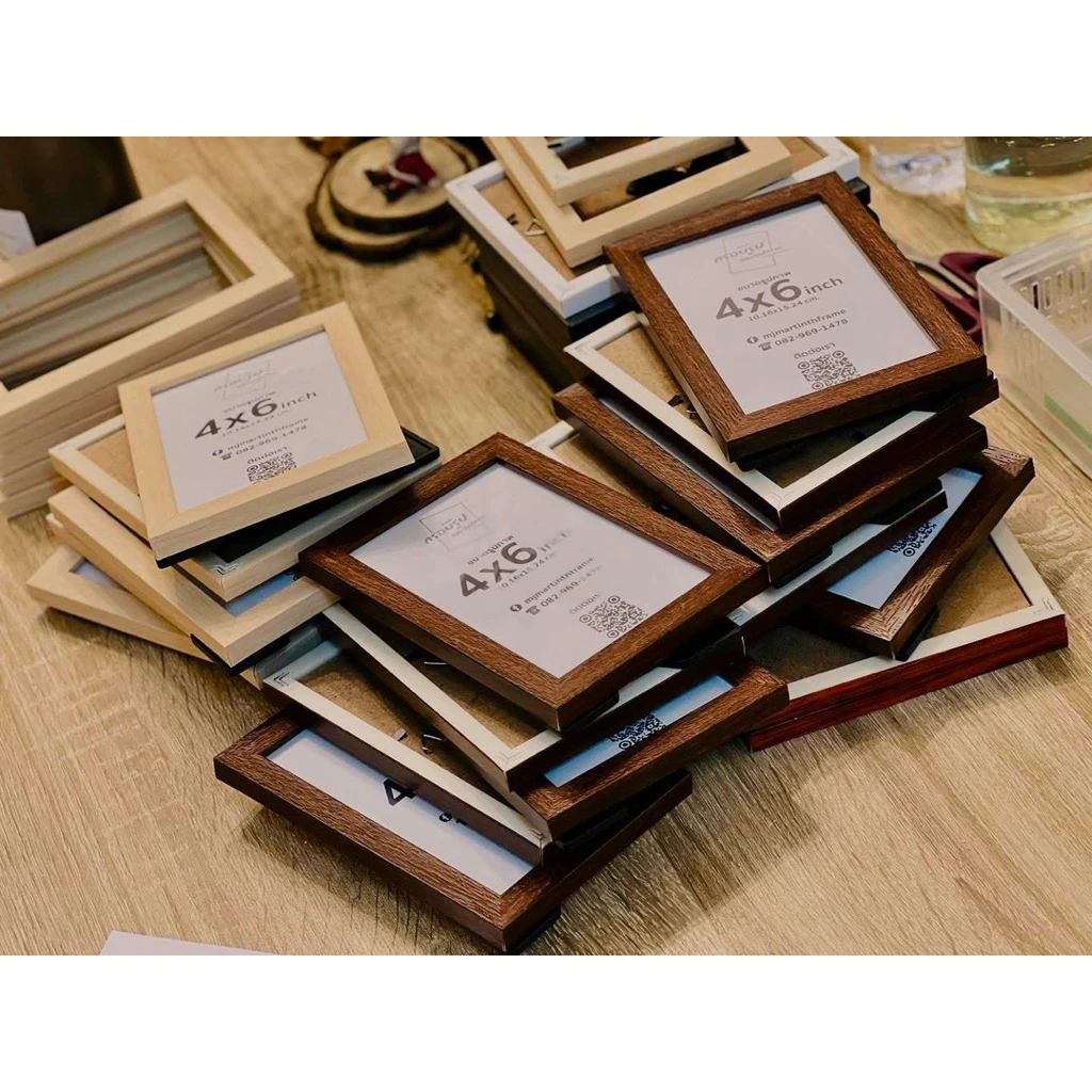 กรอบรูปมินิมอล ขนาด 4x6 นิ้ว •MJMARTINTH FRAME•MINIMAL PHOTO FRAME