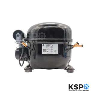 คอมเพรสเซอร์ตู้แช่ HUAYI HY131Ya 1/2HP 220-240V 50Hz น้ำยาแอร์ R134a อะไหล่ตู้เย็น ตู้เเช่