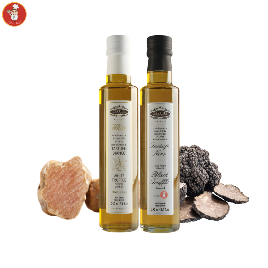 Jimmy Truffle Oil Black/White 250ml - น้ำมันทรัฟเฟิลแท้จากอิตาลี