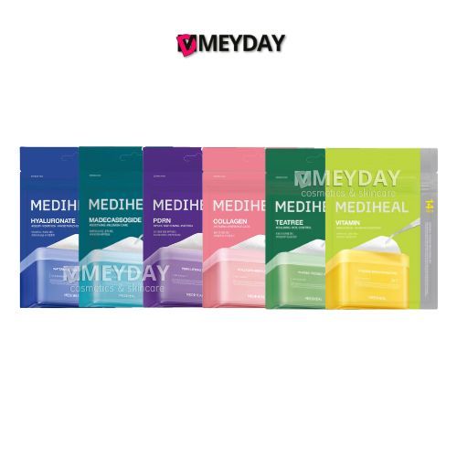 (แบบซอง) Mediheal Toner Pad Mini Size โทนเนอร์แพด เมดิฮีล ขนาดพกพา 14 แผ่น 25-33 ml.