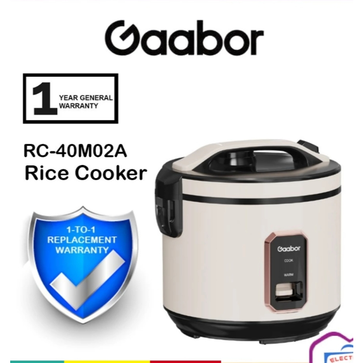 GAABOR 1.8L Rice Cooker RC-40M02A