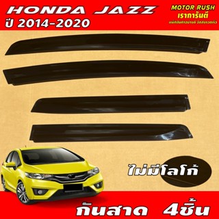 กันสาด คิ้วกันสาด HONDA JAZZ 2014 - 2020  ฮอนด้า แจ๊ส อุปกรณ…