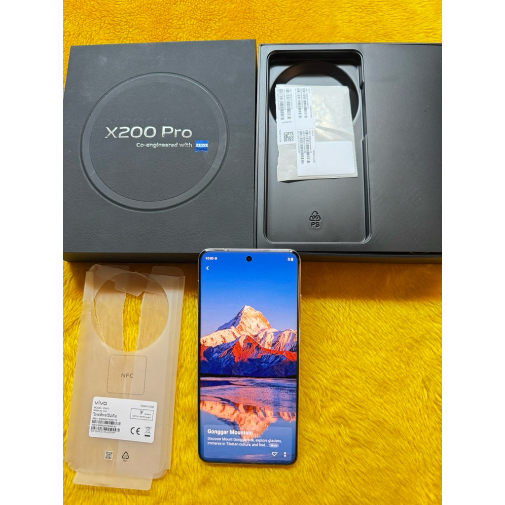 # vivo X200 Pro-16/512GB.เครื่องศูนย์สวยมากสเป็คกล้องขั้นเทพใหม่มาก99.99%