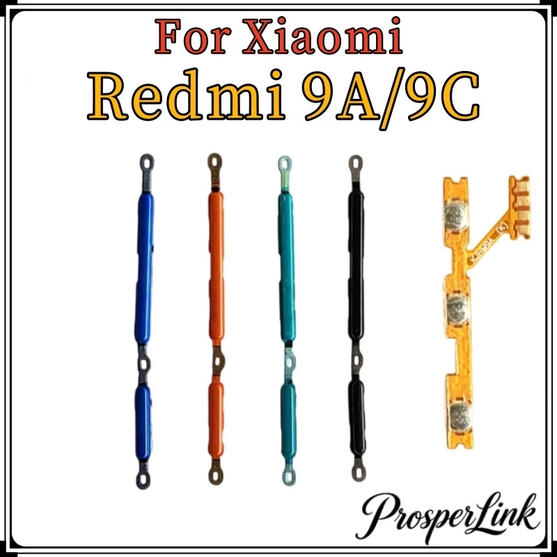 แพรปุ่มสวิตปิดเปิด ปุ่มเปิดปิด ปุ่มเปิดเสียง ปุ่มสวิตช์นอก สําหรับ Xiaomi Redmi 9A 9C