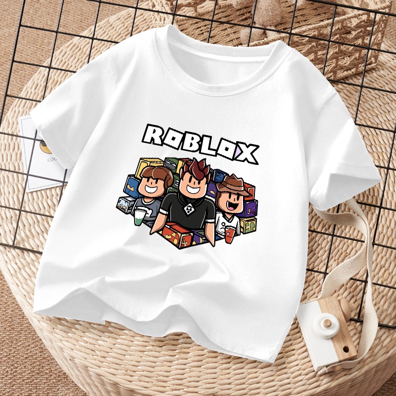 เสื้อยืดเด็กแบรนด์ NASALEE ลายโลกแห่งเกมสุดสนุก สำหรับเด็ก 3-16 ปี เนื้อผ้าฝ้ายนิ่ม ใส่สบาย จัดส่งวั