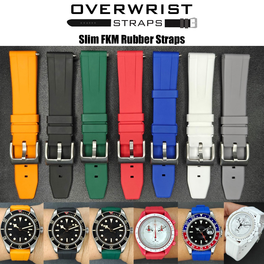 สายนาฬิกาแบบยางรุ่น Slim FKM Rubber Strap