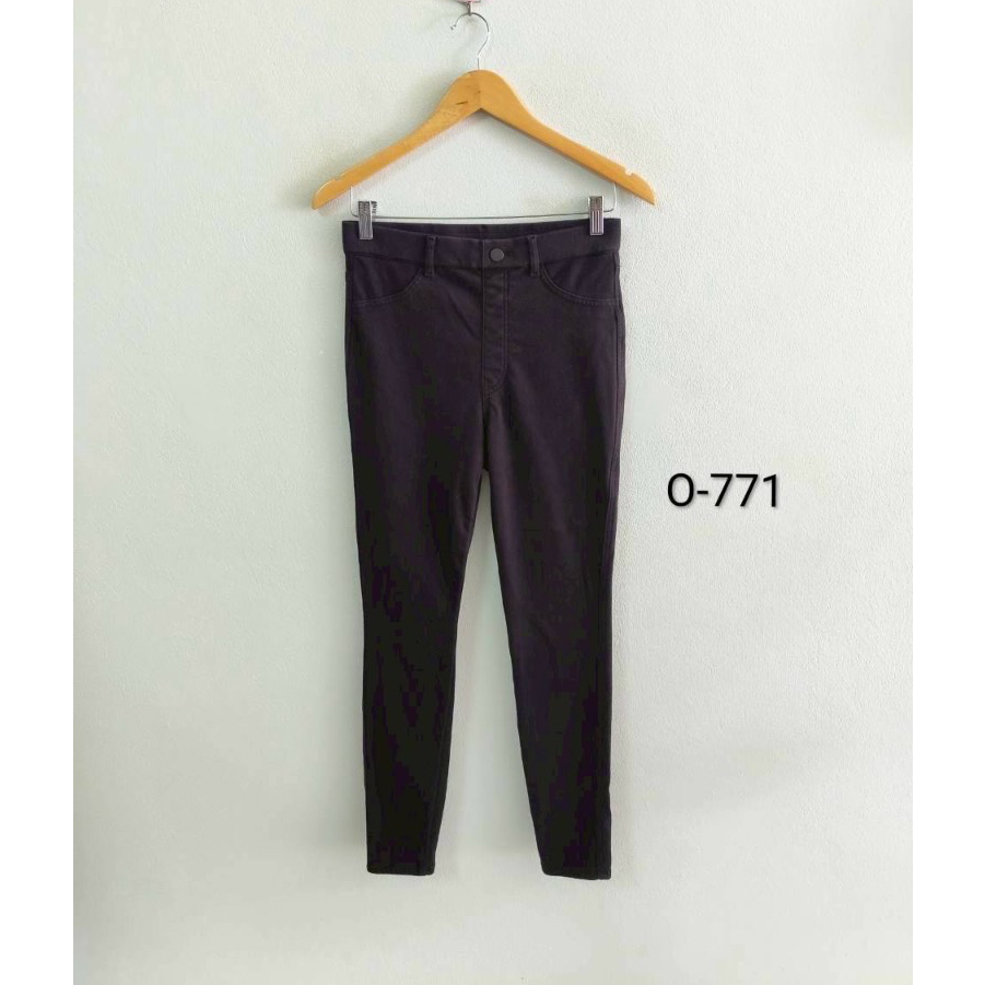 L(ญ)Heattech (O-771) กางเกงยีนส์ แบรนด์ uniqlo ยูนิโคล่ ผ้ายีนส์ยืด