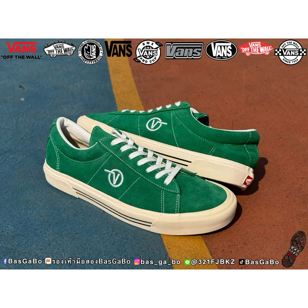 VANS SID DX ANAHEIM FACTORY GREEN รองเท้ามือสอง รับประกันแท้ Vansมือสอง รองเท้าVans VansSID รองเท้าม