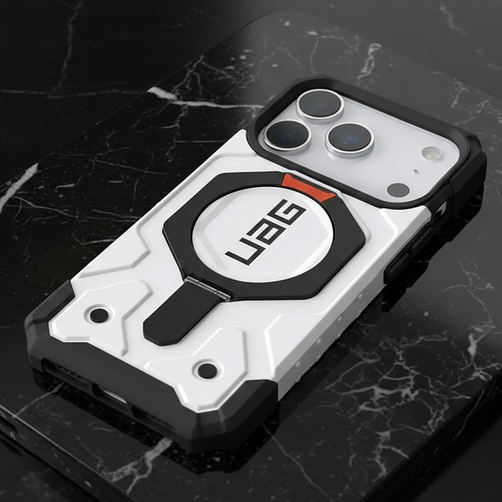 UAG M01 CASEขาตั้ง UAG FOR IPHONE 12 13 14 15 16 PRO MAX PLUS ดีไซน์รังผึ้ง ลดความเสียหาย คลุมปุ่มกดOver-Sized วัสดุเบา