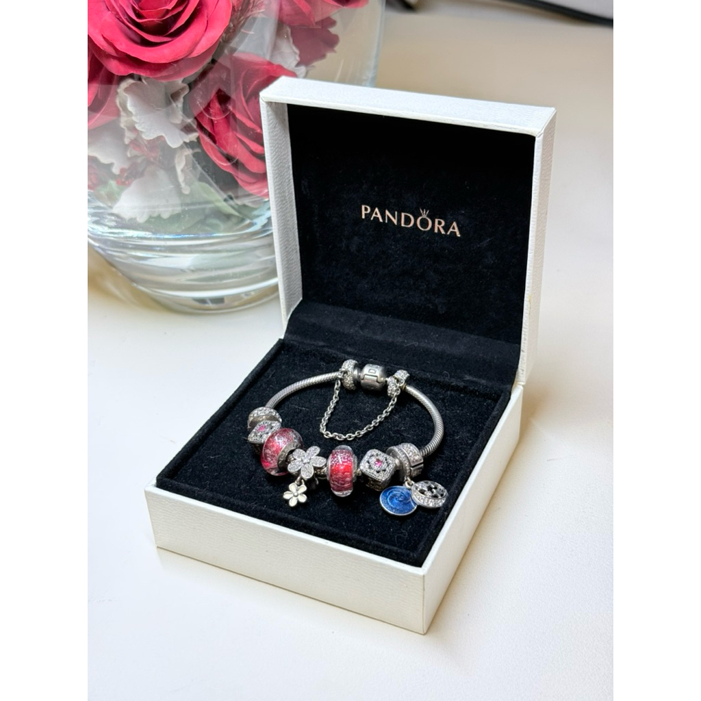 [แท้ 100%] สร้อยข้อมือ Pandora ยกเซ็ต