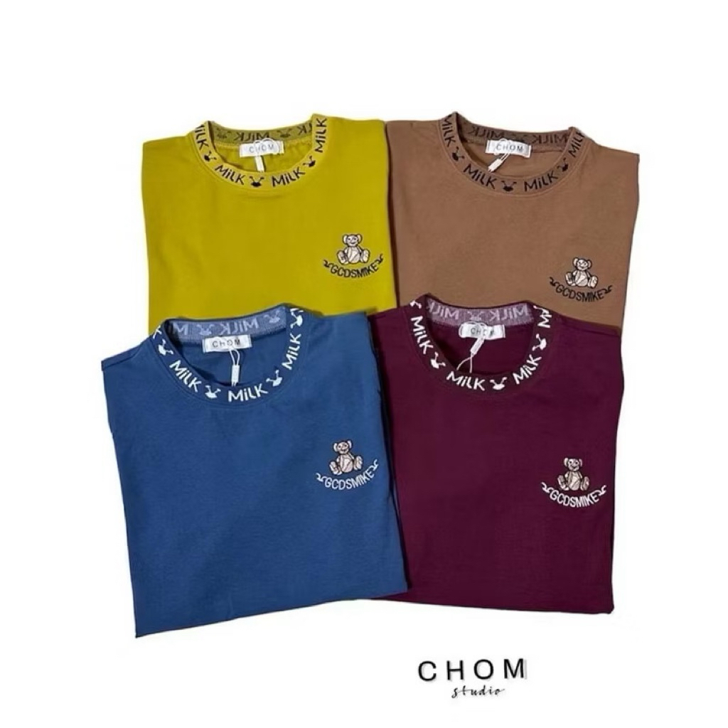 เสื้อยืดงานป้าย chom , ป้าย a21 , ป้าย my style