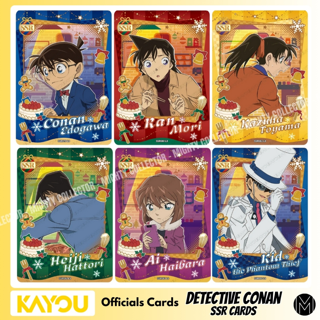 การ์ด Detective Conan SSR Cards - Kayou Official Cards - 7Th - การ์ดยอดนักสืบจิ๋วโคนัน - Like New