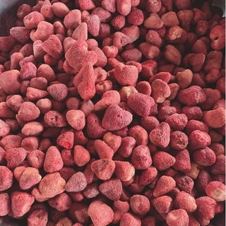 kondee สตรอเบอรี่ ฟรีซดราย size จิ๋ว 1 กิโล และ ยกลัง 5 กิโล (Strawberry Freeze Dried) อิ่มอร่อย by WM
