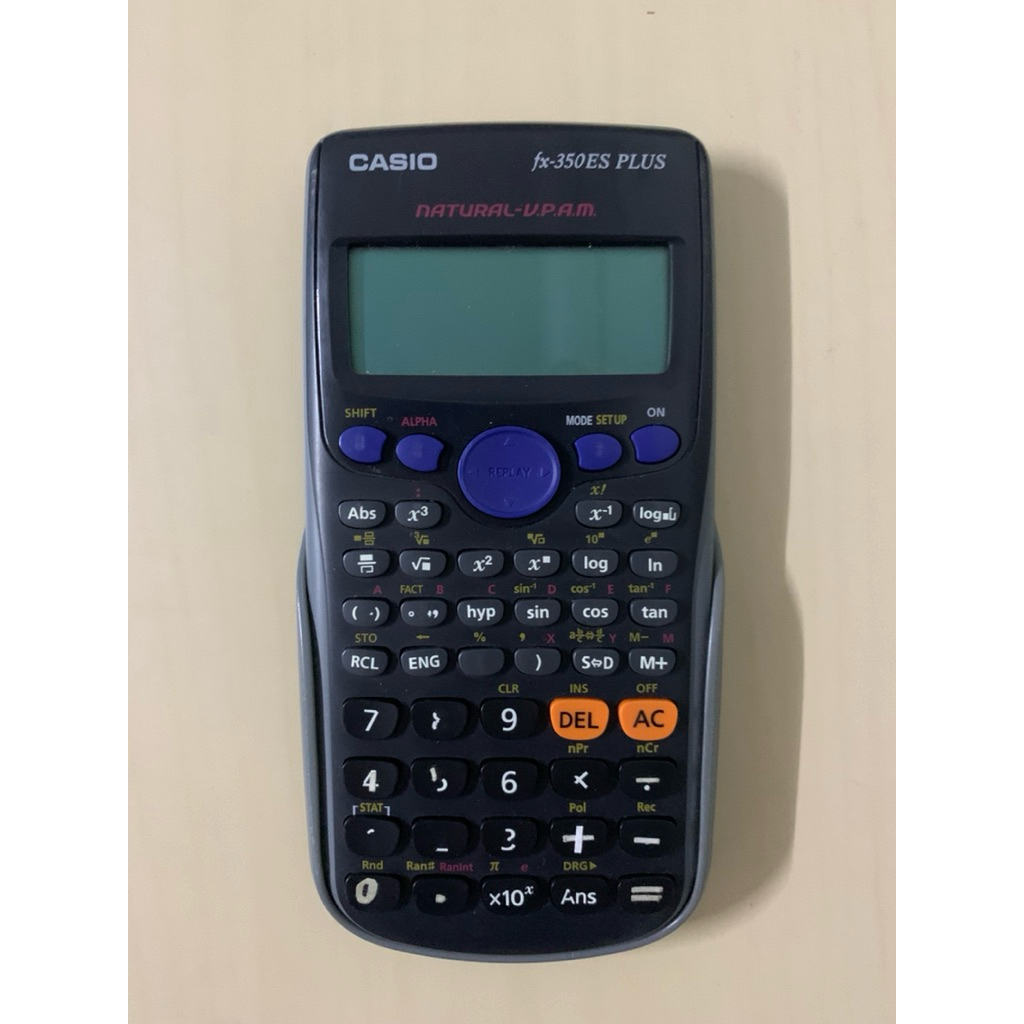เครื่องคิดเลขวิทยาศาสตร์ Casio fx-350ES Plus 500 มือสอง