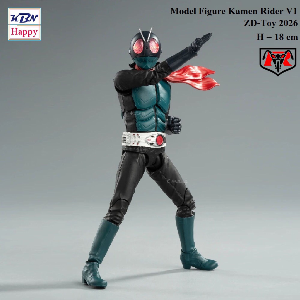 Model Kamen Rider Shin V1 Ver.2026 โมเดล คาเมนไรเดอร์ ชิน วี1 ลิขสิทธิ์แท้ ZD-Toy
