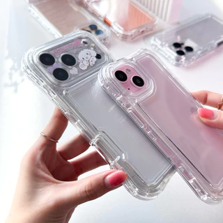 [i17] พร้อมส่ง 🛸 E5S13 เคสประกบกันกระแทกดีเยี่ยม 3ชั้น ☄️เคสไอโฟน เคสใส เคสกันกระแทก สำหรับ iPhone 16Plus,17Air,17Promax