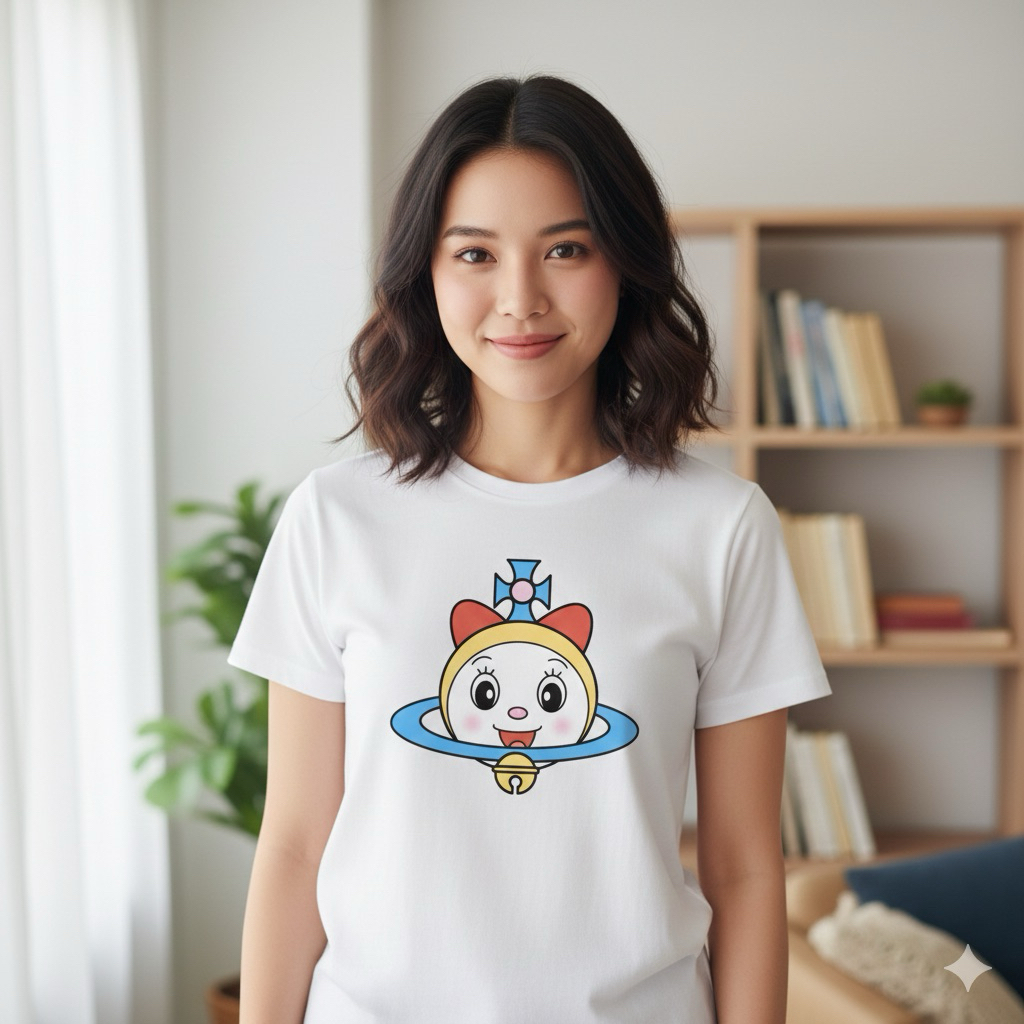 เสื้อยืด เบบี้ ที ดาวเสาร์ โดเรมี่ Vi-vien-ne We-stw-ood baby tee  น่ารักมากๆ ผ้า คอตตอน  สี ดำ , ขา