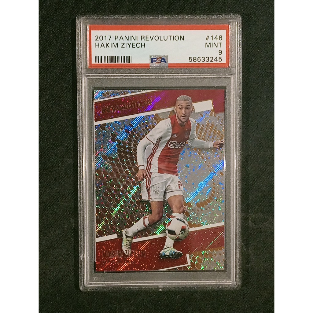 2017 Panini Revolution #146 Hakim Ziyech Ajax Rookie Card PSA 9