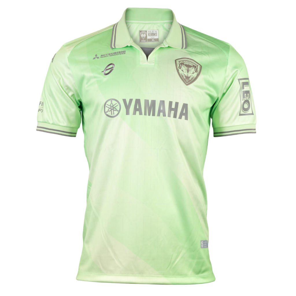 Muangthong United เสื้อแข่งสีเขียว ปี 2025-26 : Green Away Third Jersey  2025-26