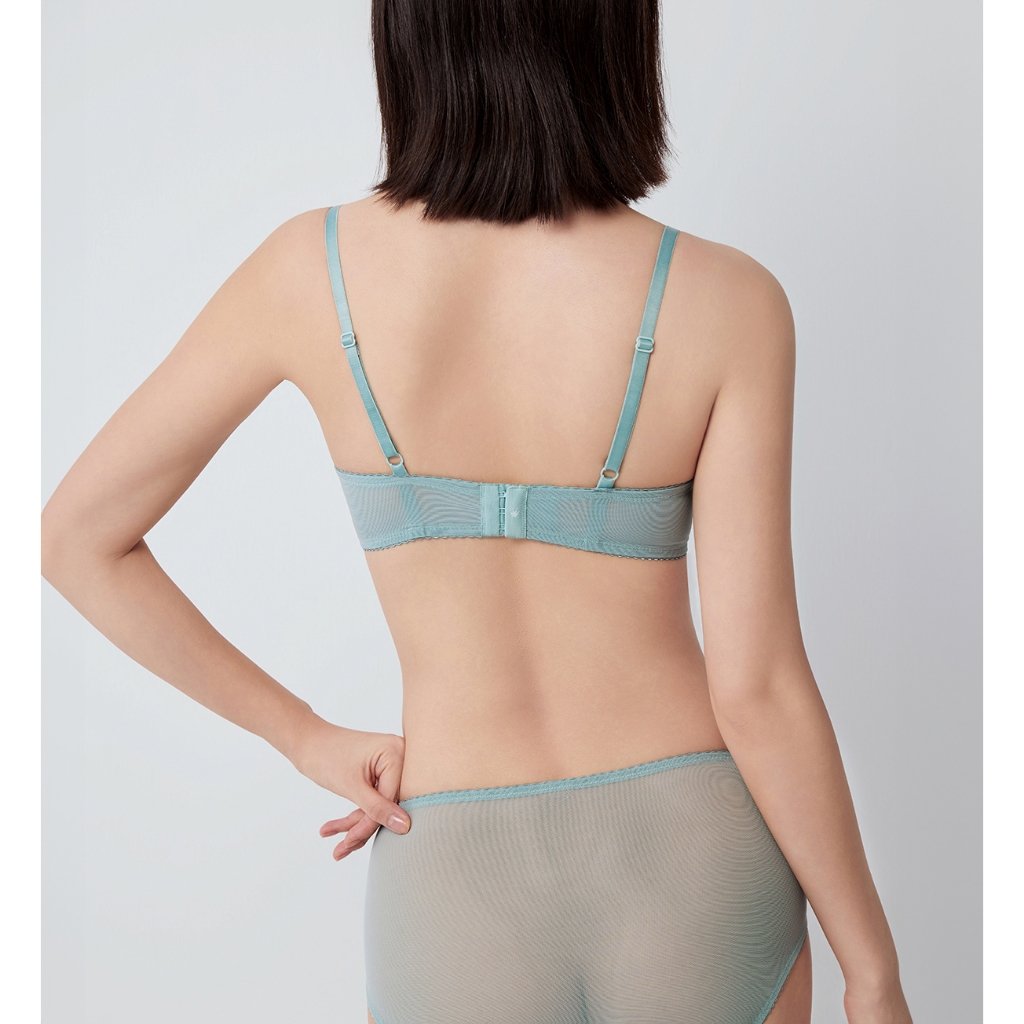 Triumph เสื้อชั้นในไม่มีโครง รุ่น Bloom Delight HU DV รหัส 10227767 สีเขียว 7329 — صورة 4