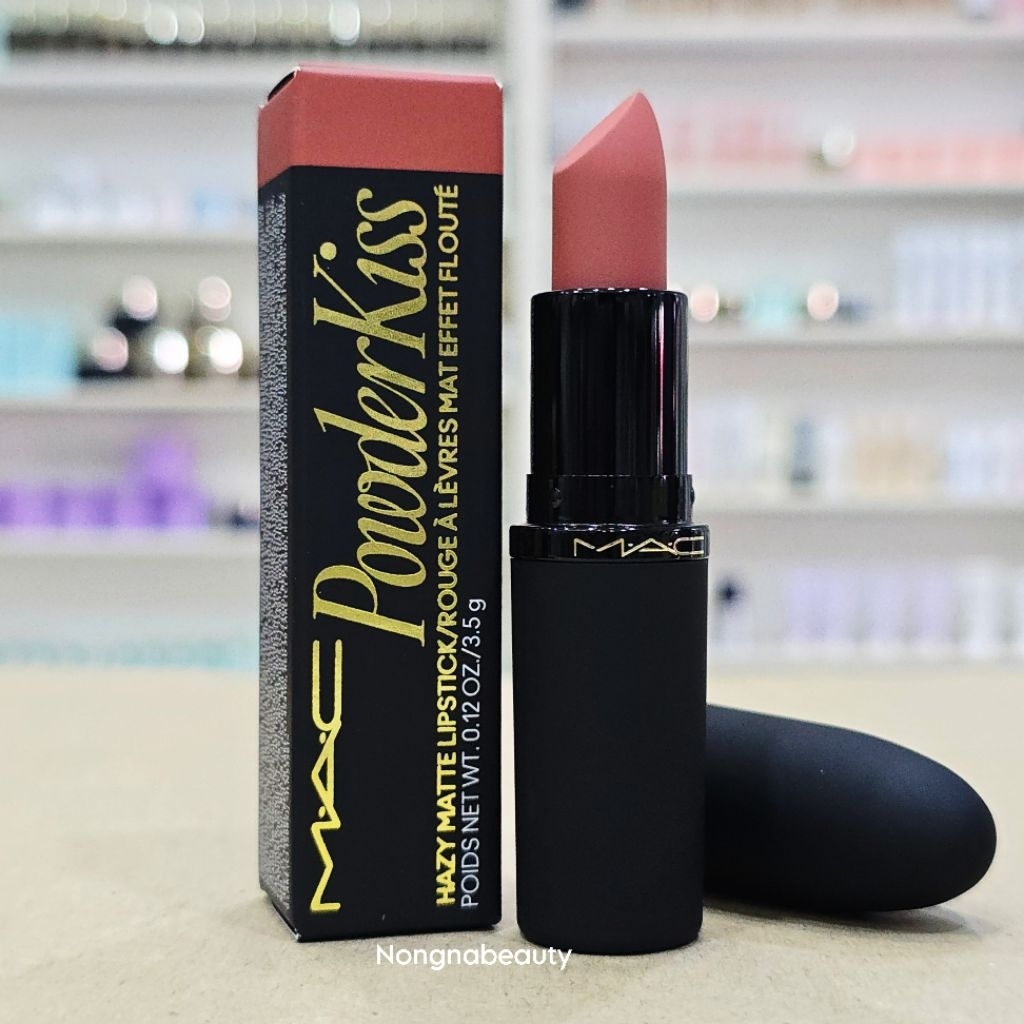 ใหม่! Mac Powder Kiss Hazy Matte Lipstick ลิปแมตต์เจนใหม่ "hazy matte" เนื้อนุ่ม สีฟุ้งละมุน