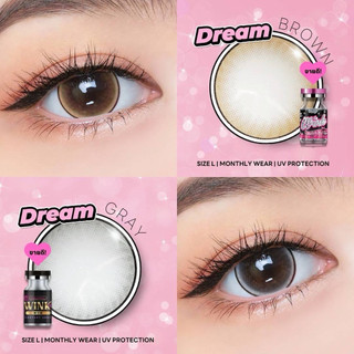 🔥 คอนแทคเลนส์ ✨ขนาดบิ๊กอาย✨ Dream (Wink)