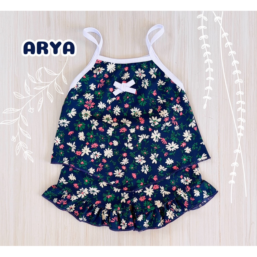ชุดลายดอกเด็ก (รหัสFA27) ชุดสงกรานต์ เสื้อสายเดี่ยว+กางเกง 5-18 เดือน น้ำหนัก5-10กิโล ใส่สวยน่ารัก “พร้อมส่งจากไทย ” ราคา ถูกที่สุด ดีลบีเคเค แกลเลอรีภาพที่ 3