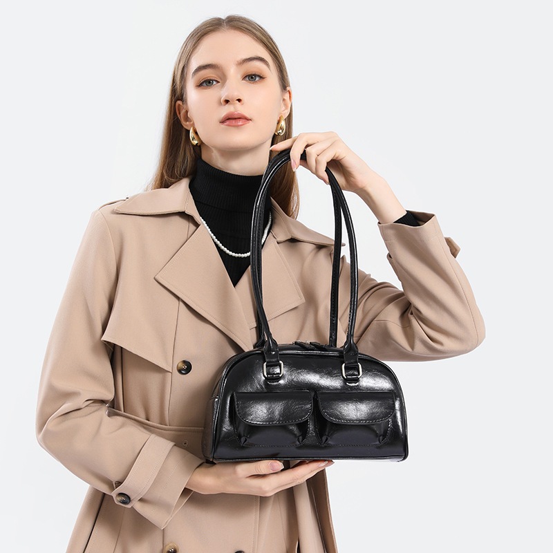 แฟชั่นเกาหลี กระเป๋าสะพายไหล่ น่ารัก เรียบง่าย สําหรับผู้หญิง