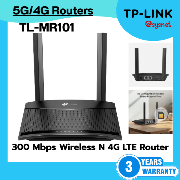 TP-LINK TL-MR101 300 Mbps Wireless N 4G LTE Router