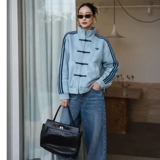 เสื้อแจคเกต​แต่งแถบข้าง​คอจีน​CNY
