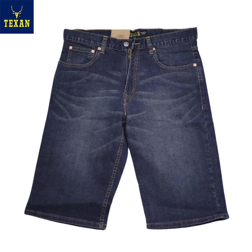 Texan กางเกงขาสั้นยีนส์ 611-R125