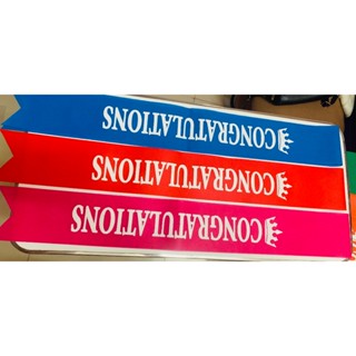 สายสะพายcongratulationsใส่ถ่ายรูปงานสวยขอบวิ้งมากเด่นสุดๆราค…