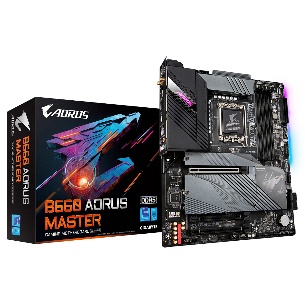 MAINBOARD (เมนบอร์ด) 1700 GIGABYTE B660 AORUS MASTER WIFI (DDR5) ตัวท็อป พร้อมส่ง
