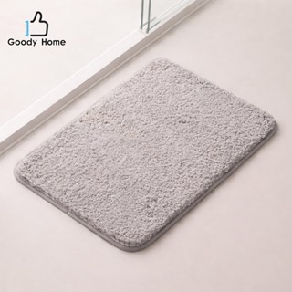 Goody Home พรมเช็ดเท้าพื้นเรียบ ขนนุ่ม ซึมซับน้ำได้ดีด้านล่า…