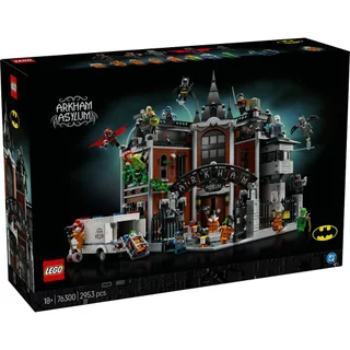 LEGO Super Heroes DC 76300 Arkham Asylum (2953Pcs.), Building Blocks, Kids Toy