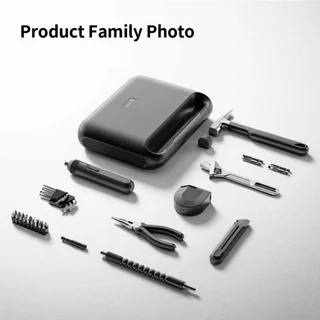 Mijia Toolbox ชุดกล่องเครื่องมือช่าง ไขควงไฟฟ้าไร้สาย แบต 2000mAh ชาร์จ Type-C อเนกประสงค์ ครบชุด