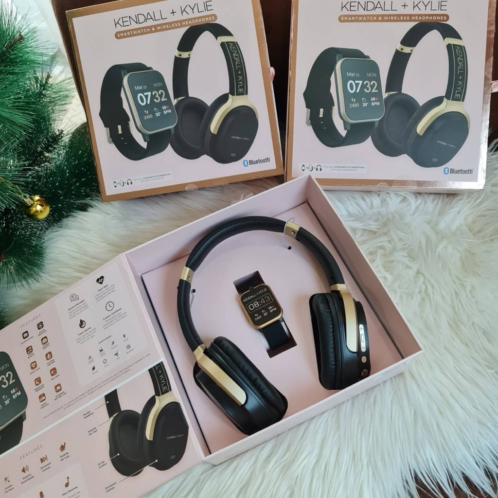 KENDALL & KYLIE Smart Watch & Bluetooth Headphone Set