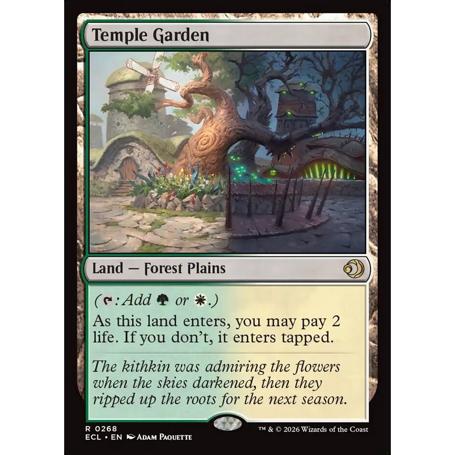 [Lorwyn Eclipsed] - [ECL] - [Temple Garden] - (R) - [2026]