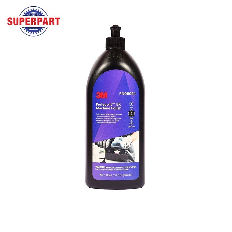 น้ำยาขัดละเอียด #2 ฝาดำ 3M รุ่น PERFECT-IT 06094