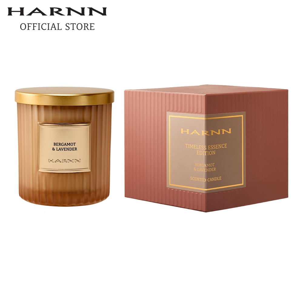 HARNN TIMELESS BERGAMOT & LAVENDER SCENTED CANDLE 180 G