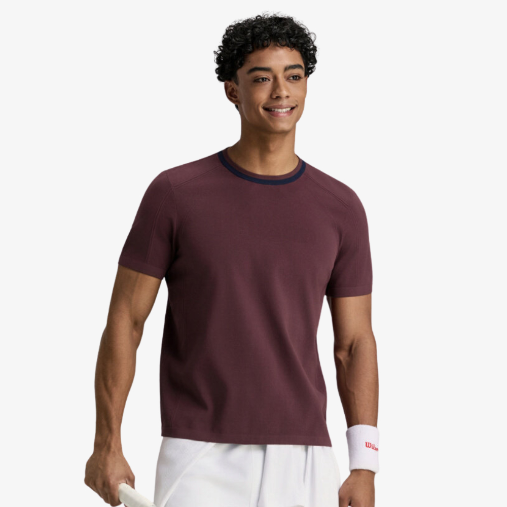 Wilson Men CENTER SEAMLESS TEE V2 WN00096R024001 Official Store