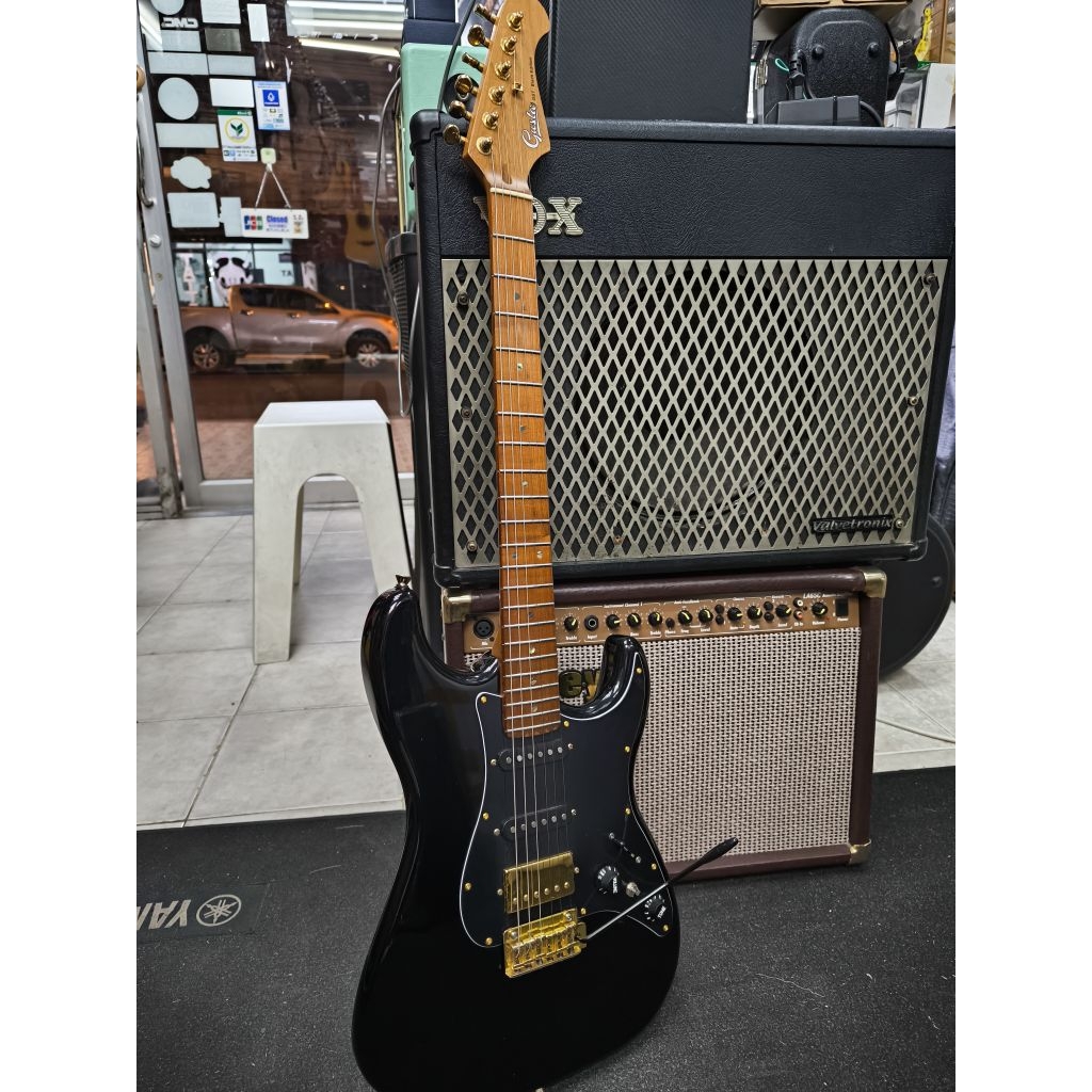 กีตาร์ไฟฟ้า Gusta GST Black Edition